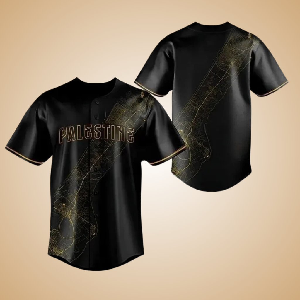 Free Palestine Baseball Jersey T-Shirt | Football Jersey for Adults & Kids