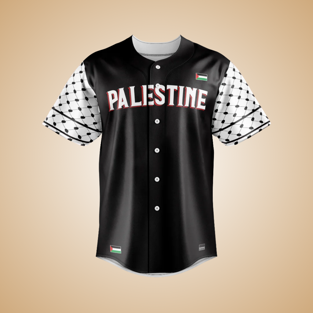 Free Palestine Baseball Jersey T-Shirt | Football Jersey for Adults & Kids