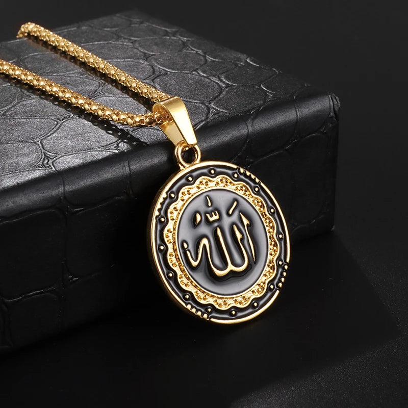 Islamic Allah Pendant Necklace for Men & Women