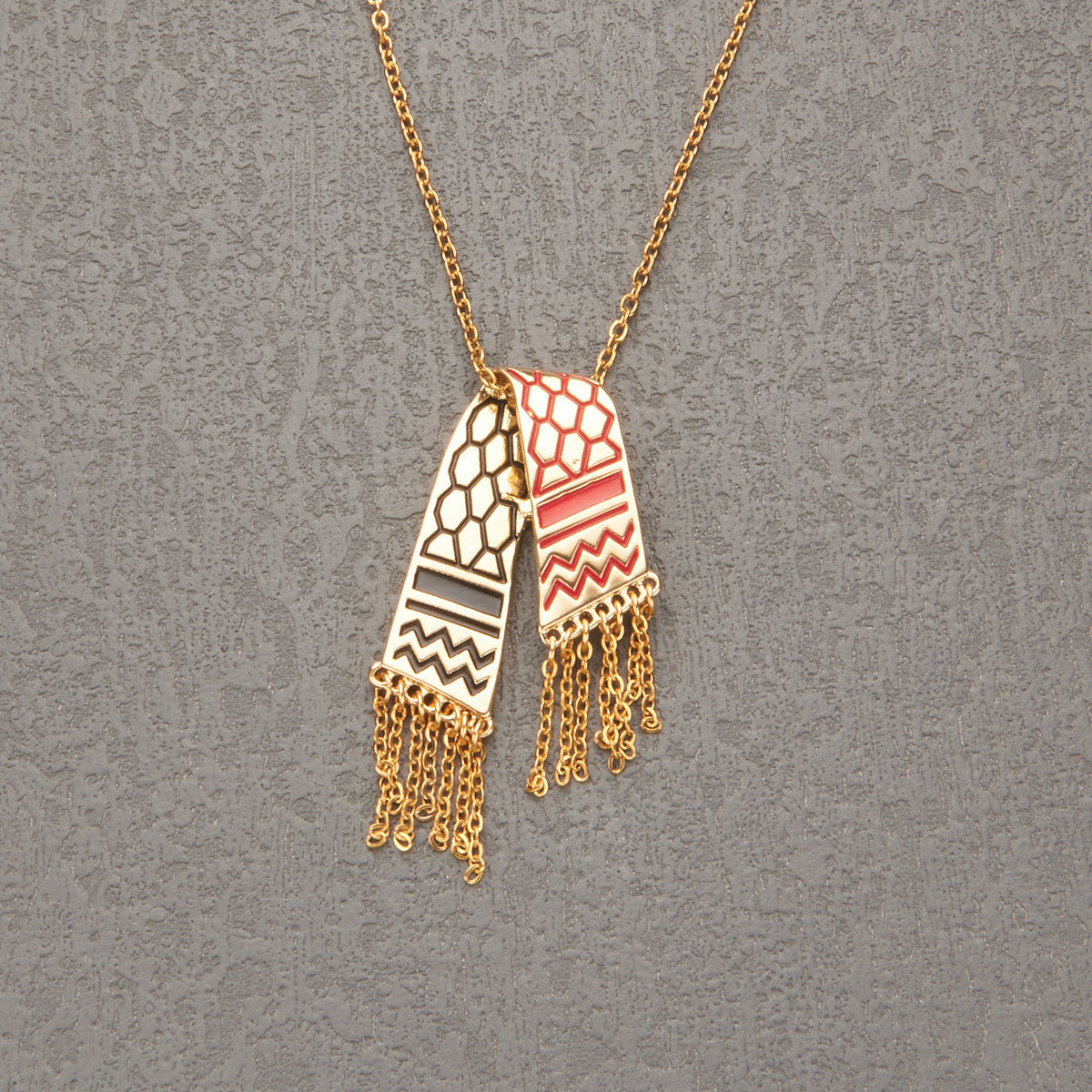 Palestine Cultural Scarf Necklace - Buy One Get One FREE