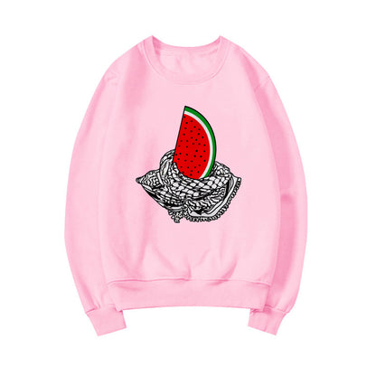 This Is Not A Watermelon Sweatshirt Palestine Crewneck Sweatshirt for Men & Women