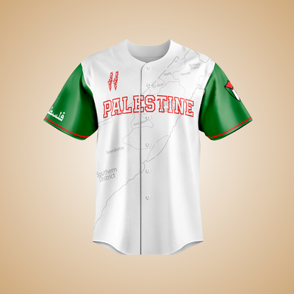Free Palestine Baseball Jersey T-Shirt  | Football Jersey for Adults & Kids