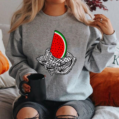 This Is Not A Watermelon Sweatshirt Palestine Crewneck Sweatshirt for Men & Women