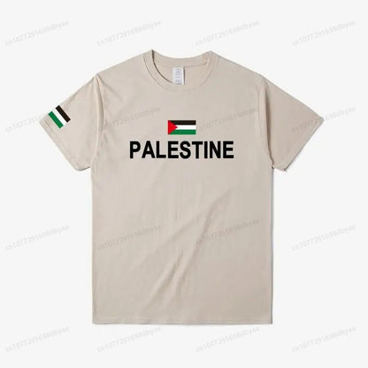 Palestine in English Flag T-Shirt (Men's & Women's)