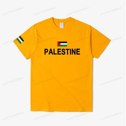 Palestine in English Flag T-Shirt (Men's & Women's)