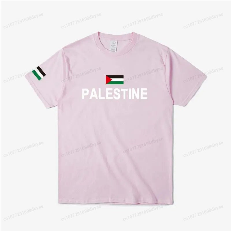 Palestine in English Flag T-Shirt (Men's & Women's)