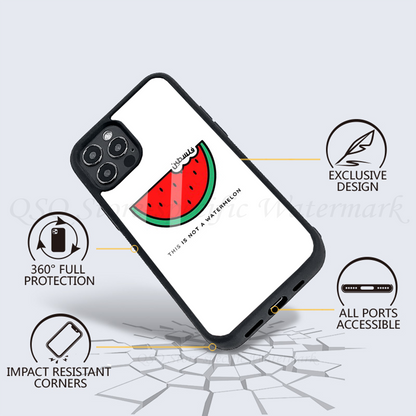 Palestine This Is Not a Watermelon Protective Phone Case for Apple & Samsung - Drop Resistant