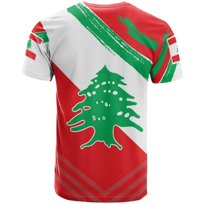 Lebanon Flag T-Shirt Jersey for Men & Women - Buy 1 Get 1 10% OFF - Donates to Lebanon Relief Fund