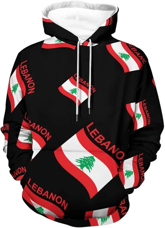 Lebanon Arabic Cedar Tree National Flag Hoodie for Men & Women - Buy 1 Get 1 10% OFF - Donates to Lebanon Relief Fund