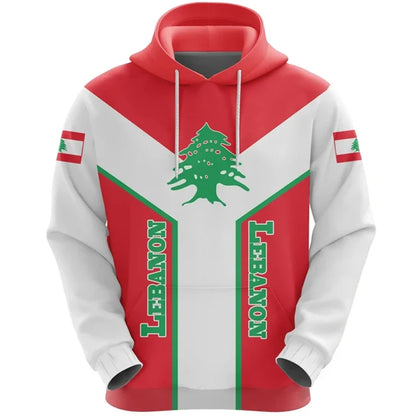 Republic-of Lebanon Map Flag Hoodies - Buy 1 Get 1 10% OFF - Donates to Lebanon Relief Fund