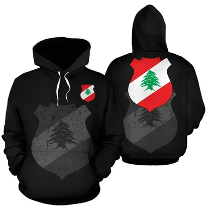 Lebanon Arabic Cedar Tree National Flag Hoodie for Men & Women - Buy 1 Get 1 10% OFF - Donates to Lebanon Relief Fund