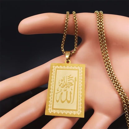 Islam Allah Necklace for Men & Women