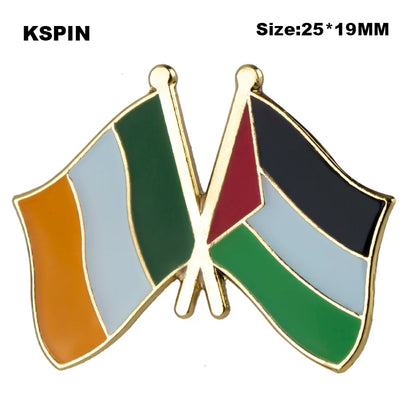 International Flag Pins - Palestine - Lebanon