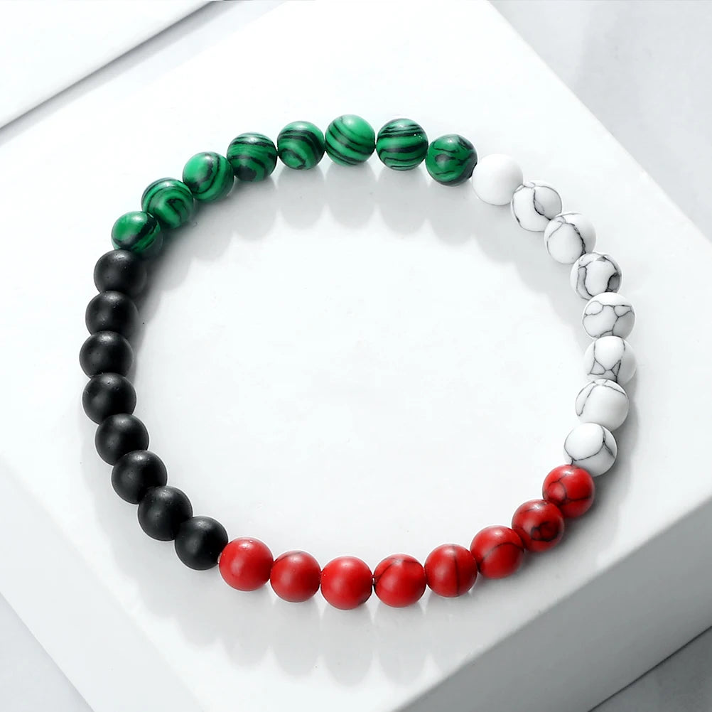 Palestine Flag String Rope Bracelet for Men & Women - Buy 1 Get 1 FREE - Donates to Palestine Relief Fund