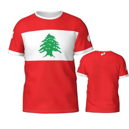 Lebanon Flag T-Shirt Jersey for Men & Women - Buy 1 Get 1 10% OFF