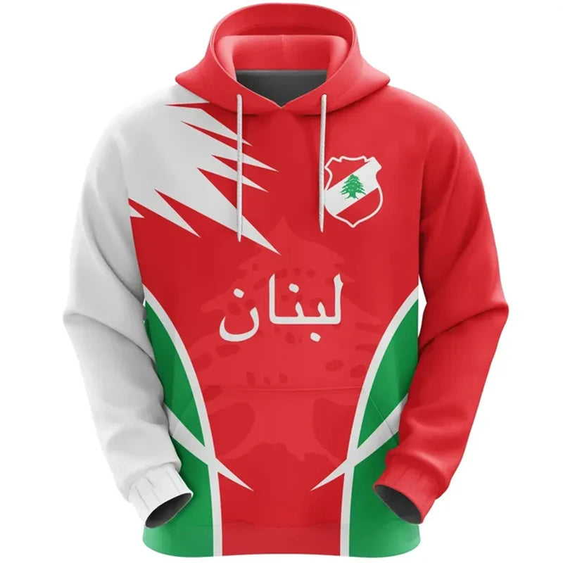 Lebanon Arabic Cedar Tree National Flag Hoodie for Men & Women - Buy 1 Get 1 10% OFF - Donates to Lebanon Relief Fund