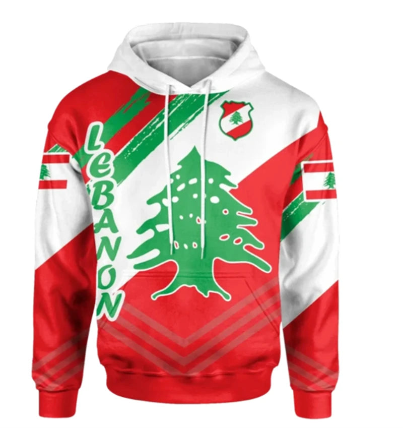 Lebanon Arabic Cedar Tree National Flag Hoodie for Men & Women - Buy 1 Get 1 10% OFF - Donates to Lebanon Relief Fund