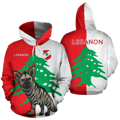 Lebanon Arabic Cedar Tree National Flag Hoodie for Men & Women - Buy 1 Get 1 10% OFF - Donates to Lebanon Relief Fund