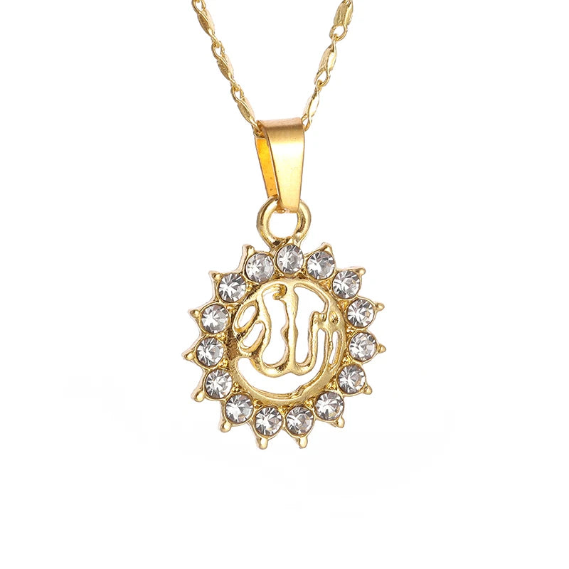 Islamic Allah Pendant Necklace for Men & Women