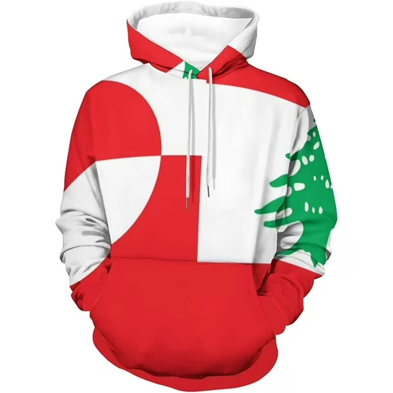 Lebanon Arabic Cedar Tree National Flag Hoodie for Men & Women - Buy 1 Get 1 10% OFF - Donates to Lebanon Relief Fund