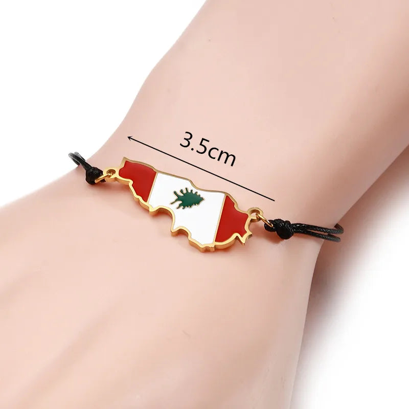 Lebanon Flag Bracelet for Men & Women - Buy 1 Get 1 FREE