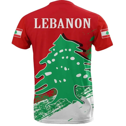 Lebanon Flag T-Shirt Jersey for Men & Women - Buy 1 Get 1 10% OFF - Donates to Lebanon Relief Fund