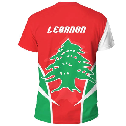 Lebanon Flag T-Shirt Jersey for Men & Women - Buy 1 Get 1 10% OFF - Donates to Lebanon Relief Fund