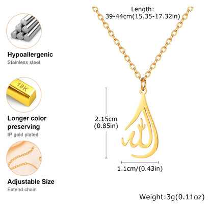 Islamic Allah Pendant Necklaces