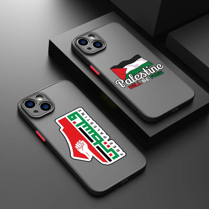 Palestine Mag Safe Translucent Phone Case - 360º Camera Protection - 200% More Shockproof - Apple & Samsung