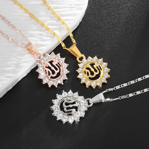 Islamic Allah Pendant Necklace for Men & Women