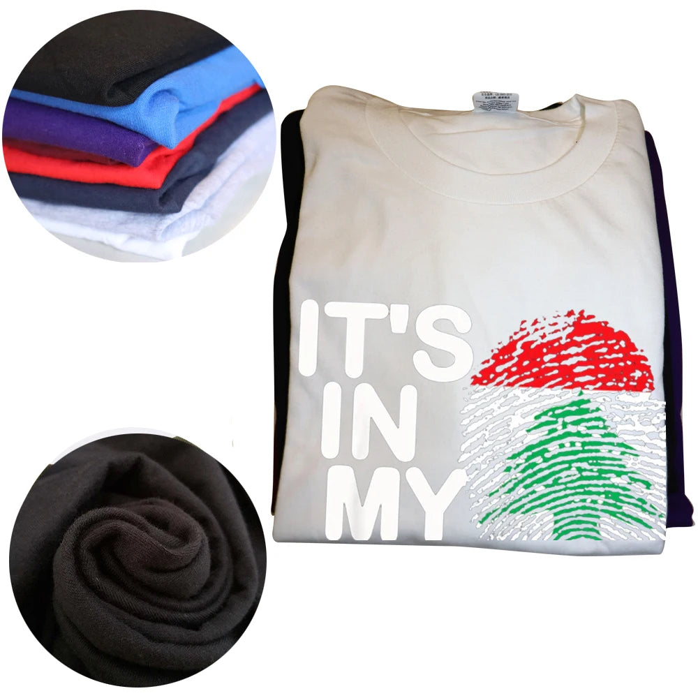 "It's In My DNA" Lebanon Flag Graphic T Shirt - Buy 1 Get 1 10% OFF