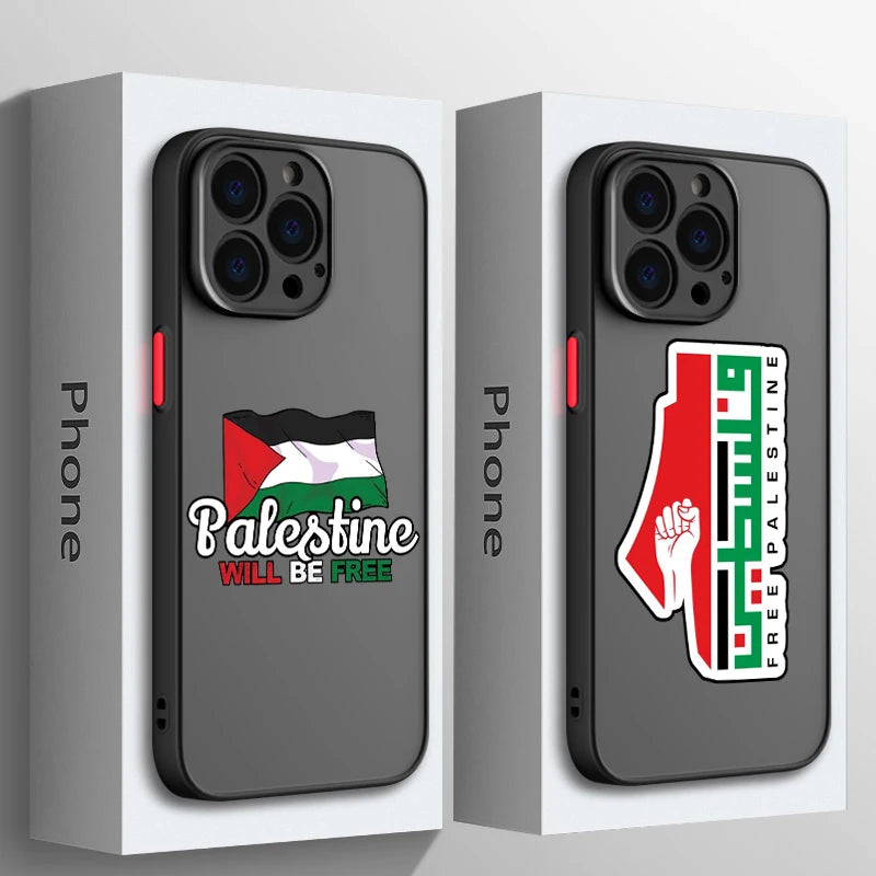 Palestine Mag Safe Translucent Phone Case - 360º Camera Protection - 200% More Shockproof - Apple & Samsung