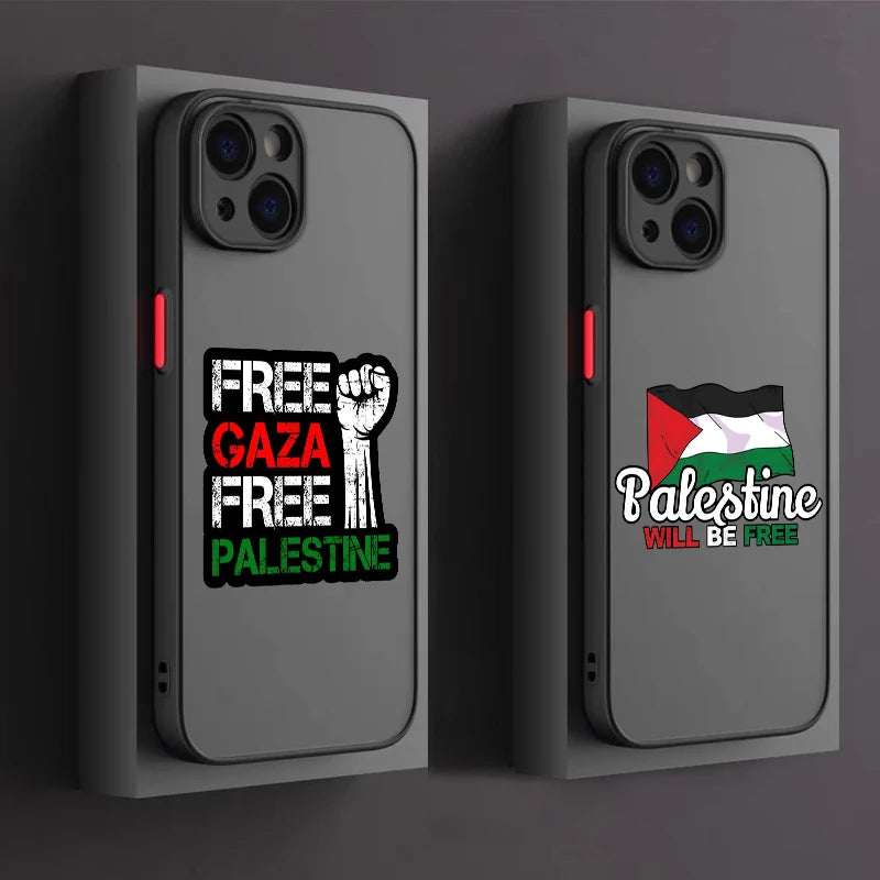 Palestine Mag Safe Translucent Phone Case - 360º Camera Protection - 200% More Shockproof - Apple & Samsung