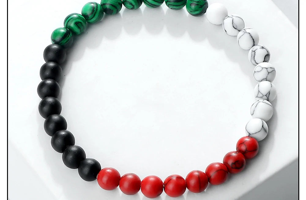 Palestine Flag String Rope Bracelet for Men & Women - Buy 1 Get 1 FREE - Donates to Palestine Relief Fund