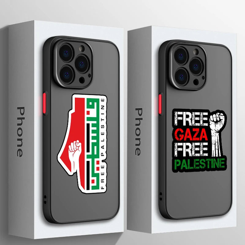 Palestine Mag Safe Translucent Phone Case - 360º Camera Protection - 200% More Shockproof - Apple & Samsung