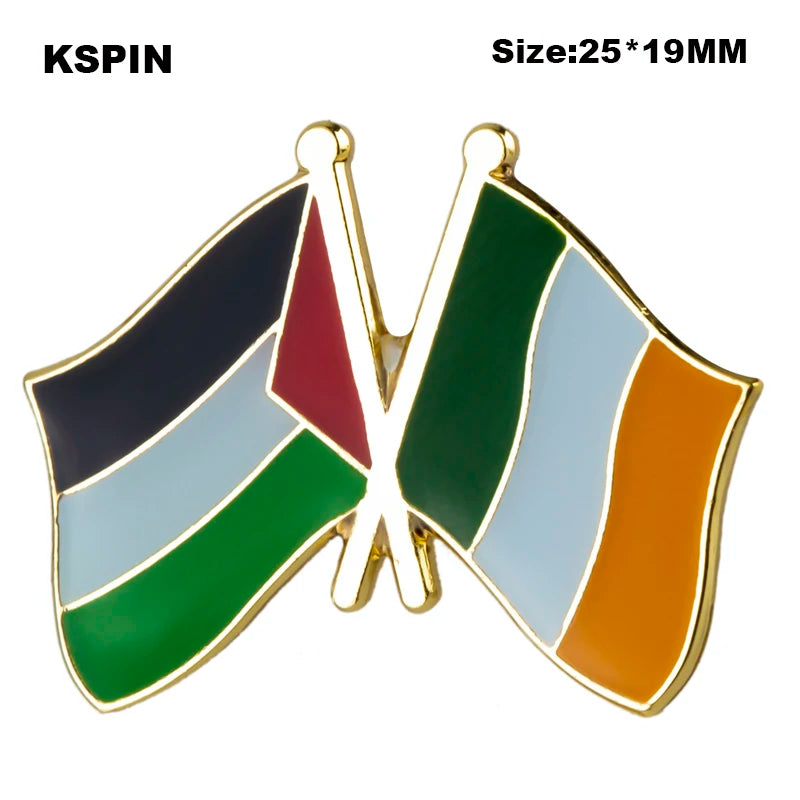 International Flag Pins - Palestine - Lebanon