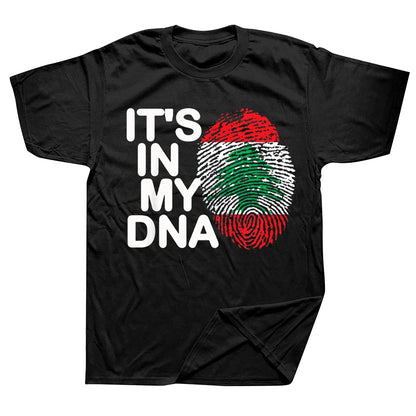 "It's In My DNA" Lebanon Flag Graphic T Shirt - Buy 1 Get 1 10% OFF