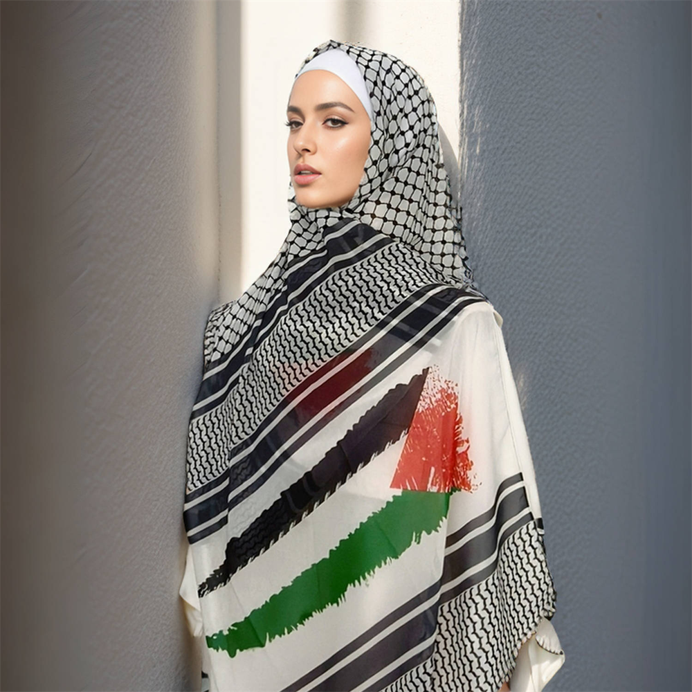 Palestine Chiffon Hijab