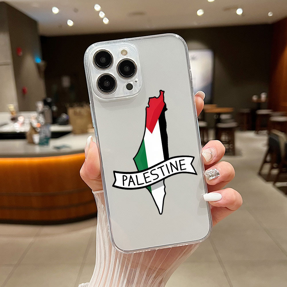 Palestine Clear Phone Case - Apple, Samsung, & Xiaomi