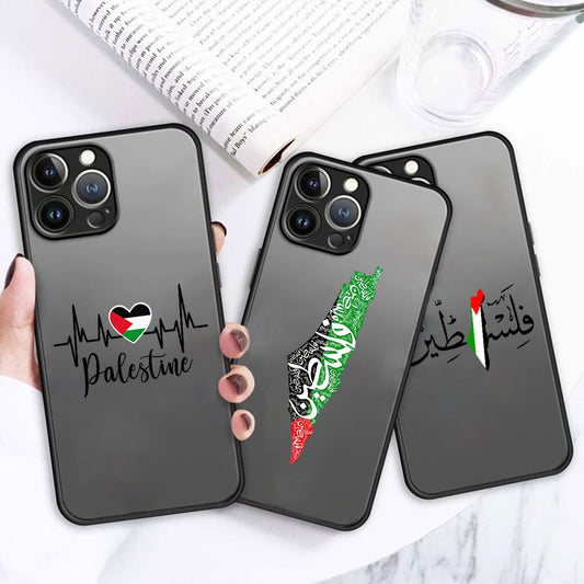 Palestine Semi Transparent Phone Case - Apple, Samsung, & Xiaomi