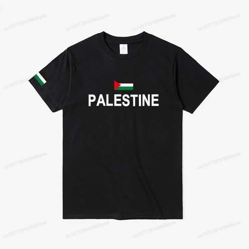 Palestine in English Flag T-Shirt (Men's & Women's)