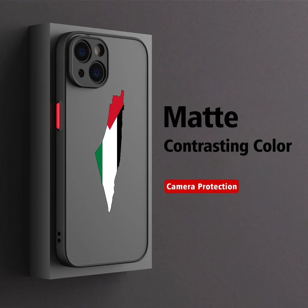 Palestine Semi Transparent Phone Case - Apple, Samsung, & Xiaomi