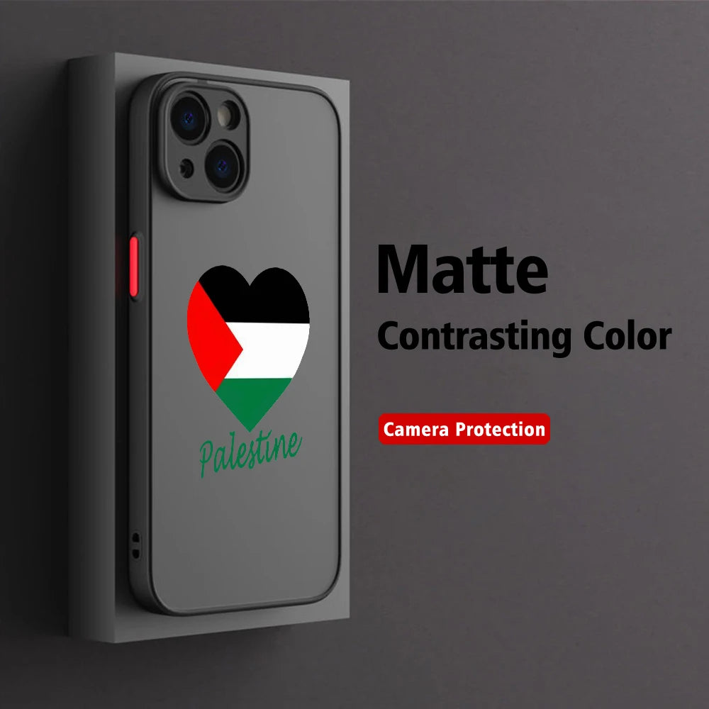 Palestine Semi Transparent Phone Case - Apple, Samsung, & Xiaomi