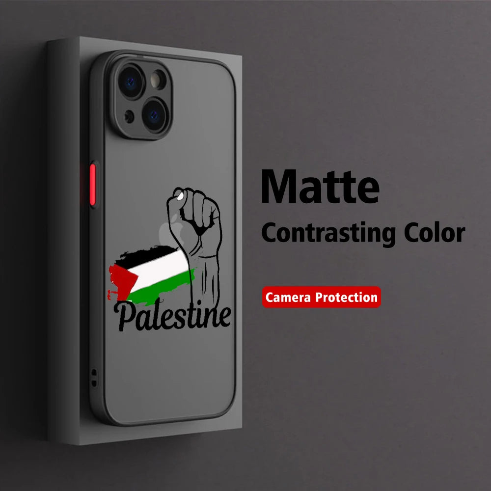 Palestine Semi Transparent Phone Case - Apple, Samsung, & Xiaomi