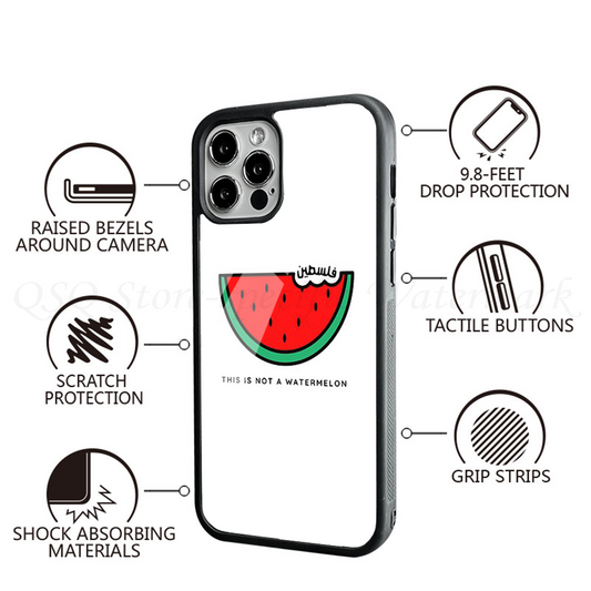 Palestine This Is Not a Watermelon Protective Phone Case for Apple & Samsung - Drop Resistant