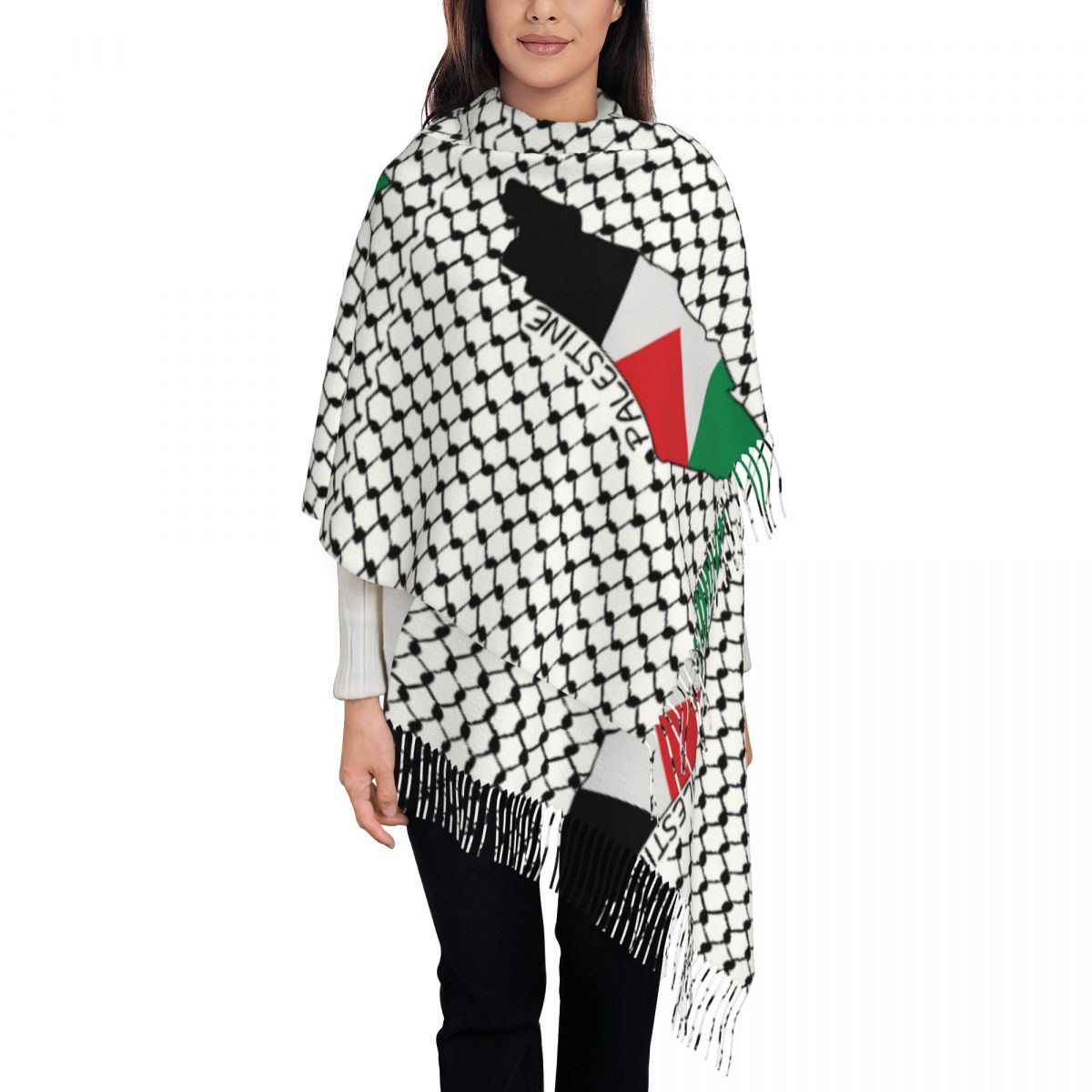 Keffiyeh Palestine Scarf for Women