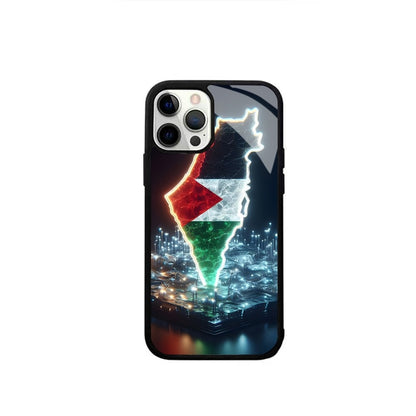 Palestine Map Arabic Phone Case For Apple & Samsung Magsafe Wireless Charging Cover – Buy 1, Get 1 10% OFF