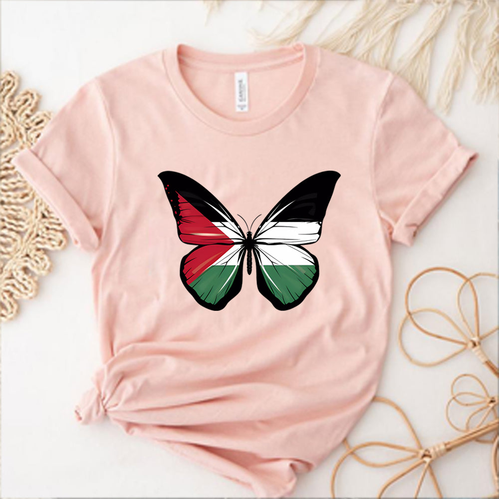 Women's Palestine Butterfly T-Shirt