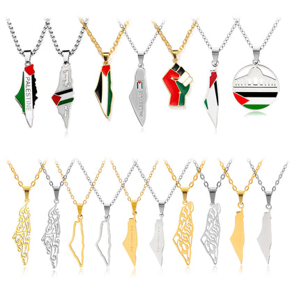 Palestine Necklace Set - Buy One Get One FREE