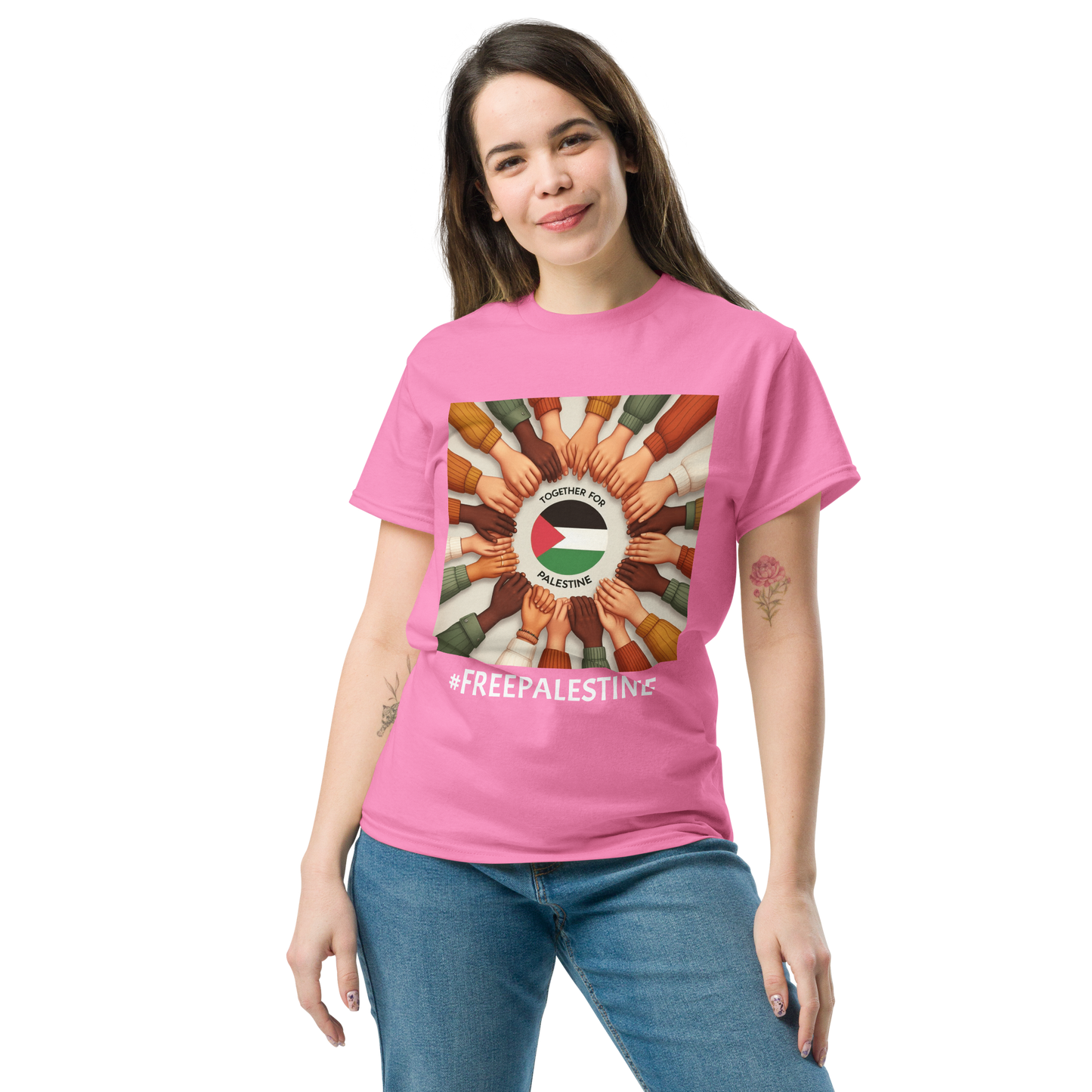 Together for Palestine T Shirt for Men & Women